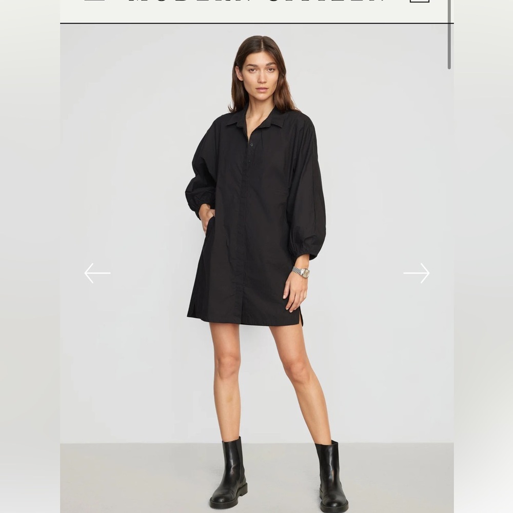 Modern Citizen - Clara Open-Back Button Down Dress - Large - Brand New